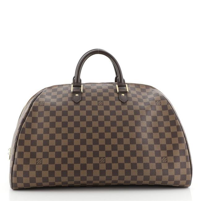 Louis Vuitton Ribera Handbag Damier Gm Brown Coated Canvas Satchel