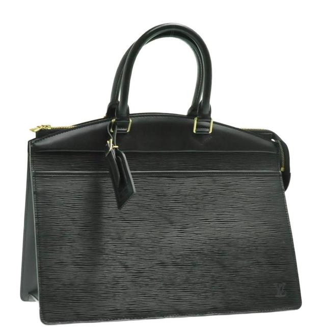 Louis Vuitton Riviera Hand Black Epi Leather Satchel