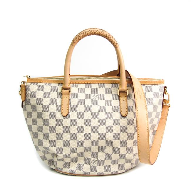 Louis Vuitton Riviera Pm N48250 Women Handbag Azur Azur Damier Satchel