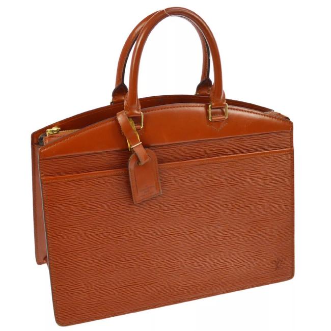 Louis Vuitton Riviera Rustic Brown Epi Leather Satchel