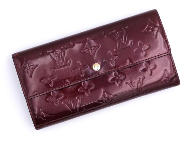 Louis Vuitton Rouge Fauviste Burgundy Sarah Gm Wallet