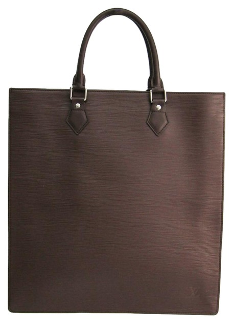 Louis Vuitton Sac Plat M5207d Men Handbag Moka Epi Leather Satchel