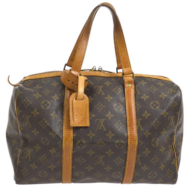 Louis Vuitton Sac Souple 35 Monogram Leather Satchel