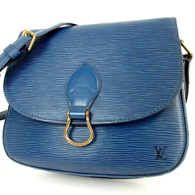 Louis Vuitton Saint Cloud Epi #5031l17 Blue Cross Body Bag