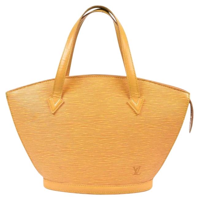 Louis Vuitton Bag Saint Jacques Small Yellow Leather Tote