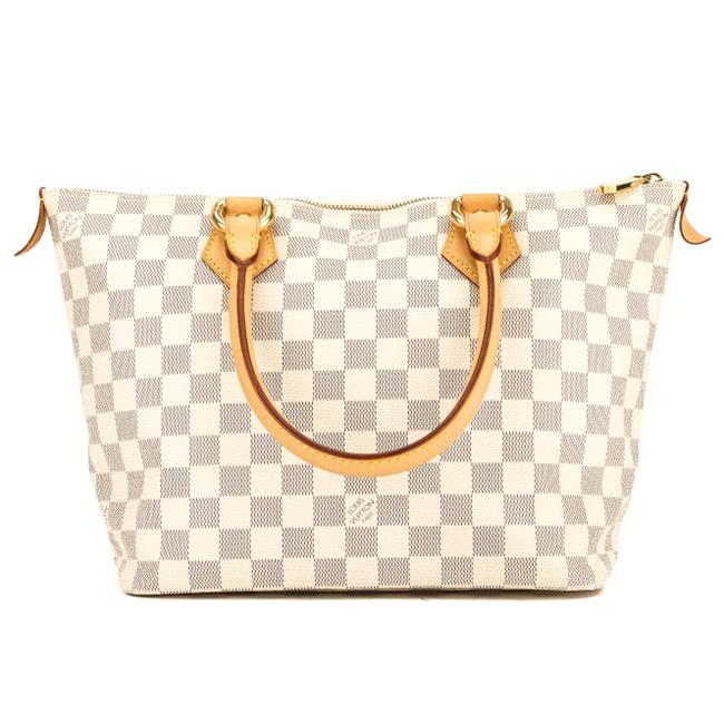 Louis Vuitton Saleya Damier Azur Pm 4016005 White Tote