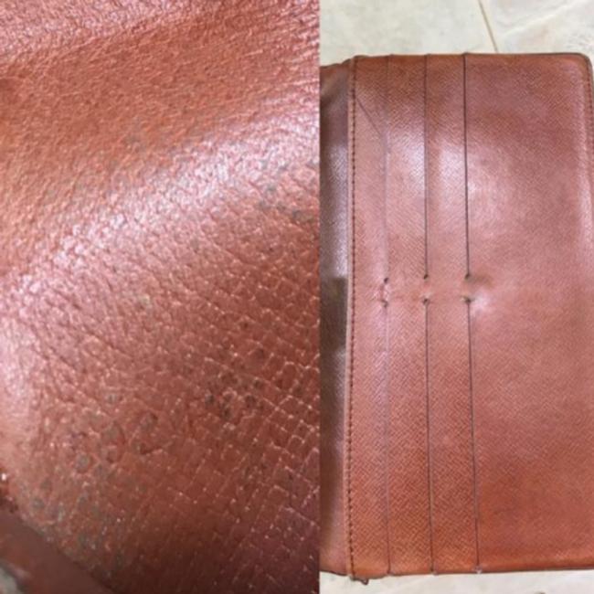 Louis Vuitton Sarah International Trifold Monogram Wallet Brown Clutch