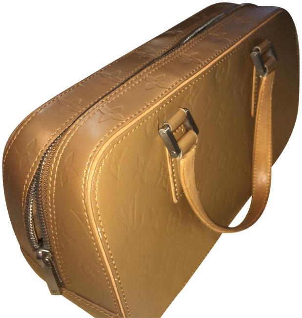 Louis Vuitton Shelton New Mat Handbag Glace Beige Monogram Canvas Tote