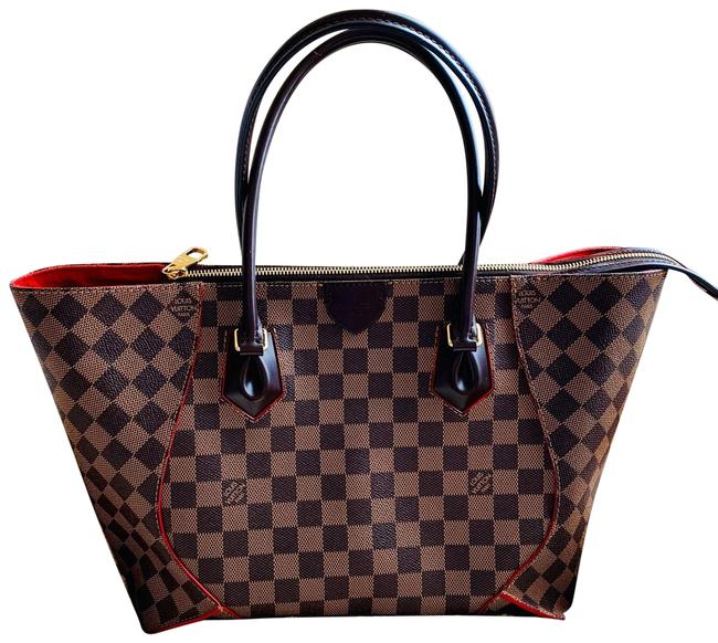 Louis Vuitton Shoulder Bag Neverfull Ca?ssa Mm Damier Ebene Brown Canvas Tote
