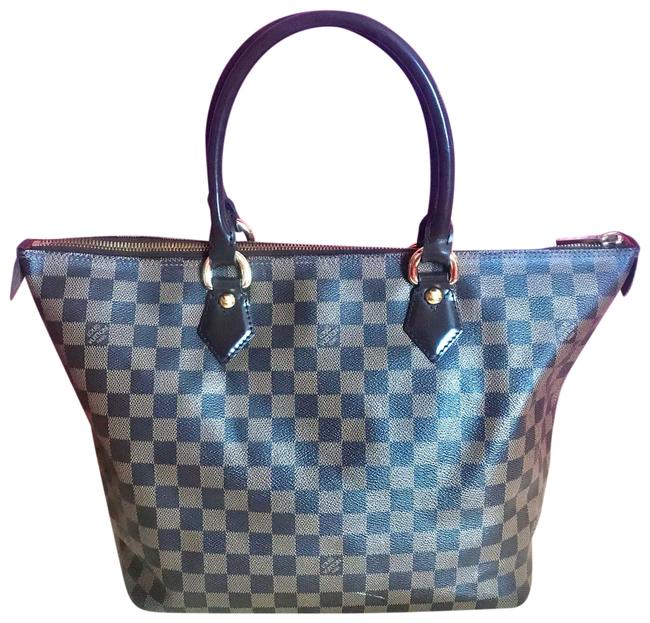Louis Vuitton Shoulder Bag Saleya Mm Damier Ebene Brown Canvas Tote