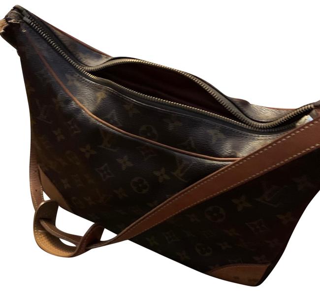 Louis Vuitton Shoulder Monigram Leather Hobo Bag
