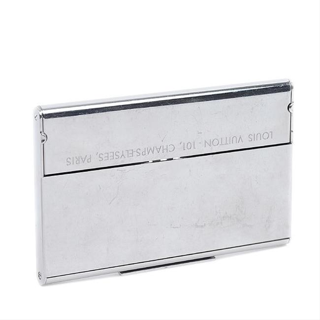 Louis Vuitton Silver Porte Carte Champs Elysees Card Case M65227 Wallet
