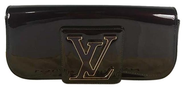 Louis Vuitton SoBe Amarante Vernis Hand Dark Wnbro Leather Clutch