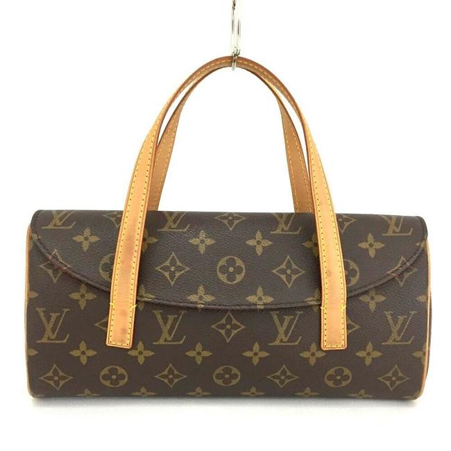 Louis Vuitton Sonatine 872018 Monogram Brown Coated Canvas Satchel