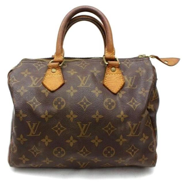Louis Vuitton Speedy 25 Hand #5702l20 Brown Satchel