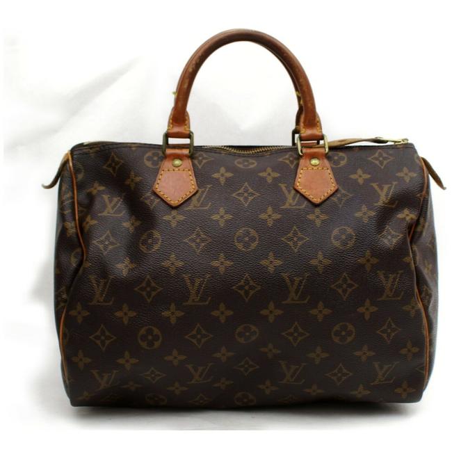 Louis Vuitton Speedy 30 Boston Brown Satchel