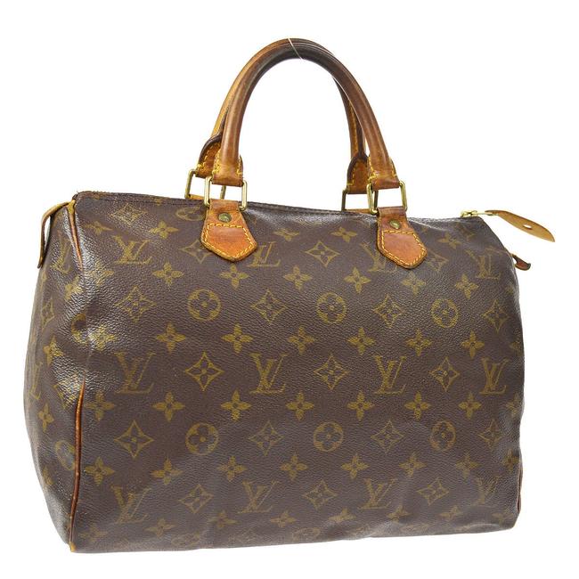 Louis Vuitton Speedy 30 Monogram Leather Satchel