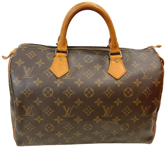 Louis Vuitton Speedy 30 with Dustbag Monogram Canvas Satchel