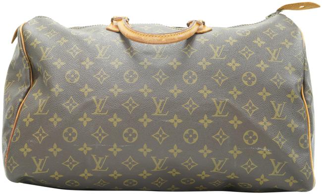 Louis Vuitton Bag Speedy 35 Brown Monogram Canvas Tote