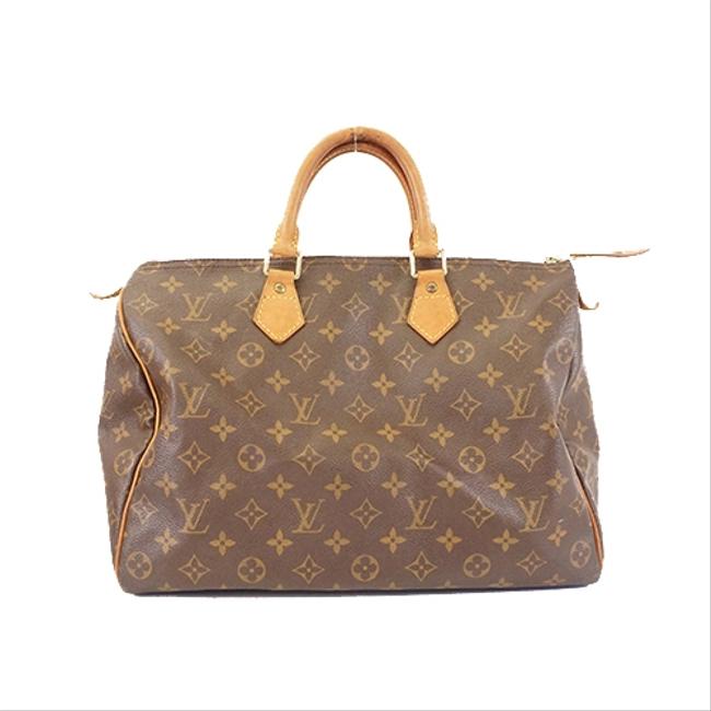 Louis Vuitton Speedy 35 M41107 Women Handbag Monogram Satchel