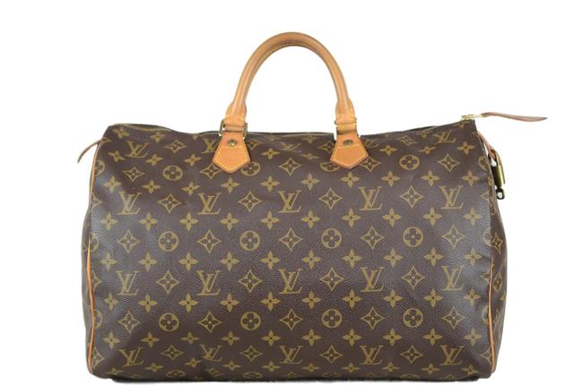 Louis Vuitton Speedy 40 Brown Monogram Canvas Tote