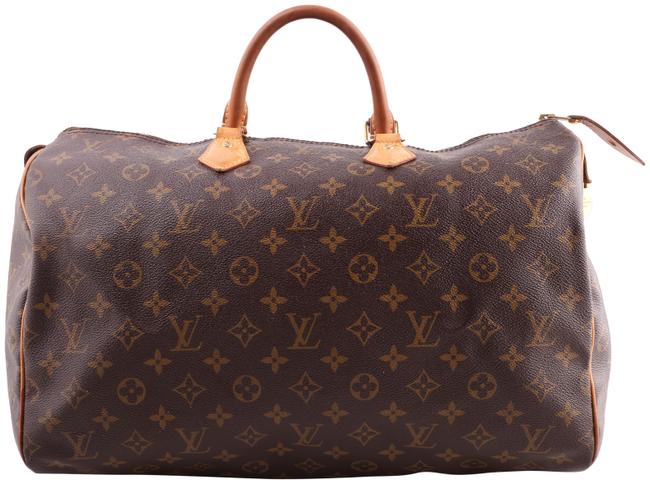 Louis Vuitton Bag Speedy 40 Brown Monogram Canvas Tote