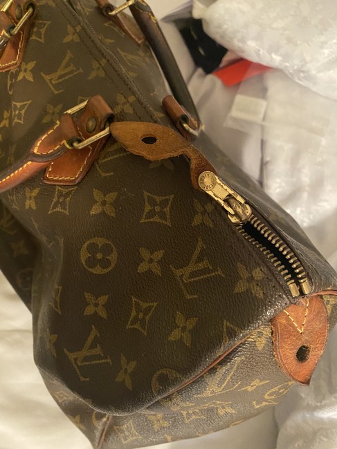 Louis Vuitton Speedy Brown Satchel