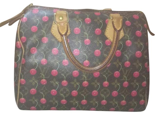 Louis Vuitton Speedy Cherry 25 Satchel