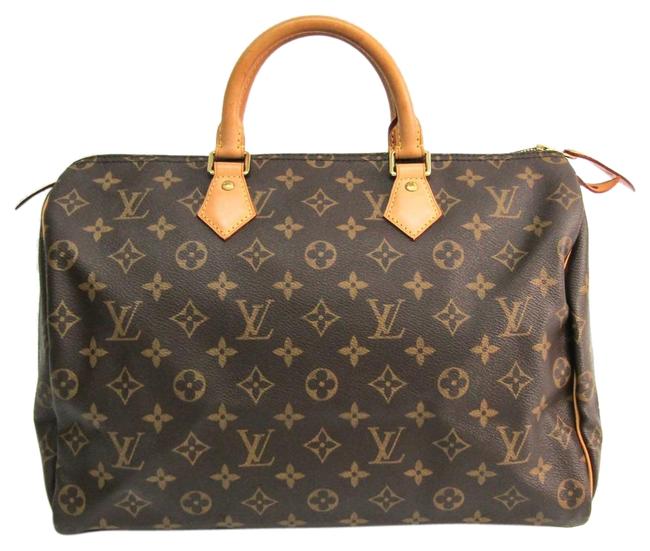 Louis Vuitton Speedy M41107 Women Handbag Monogram Satchel