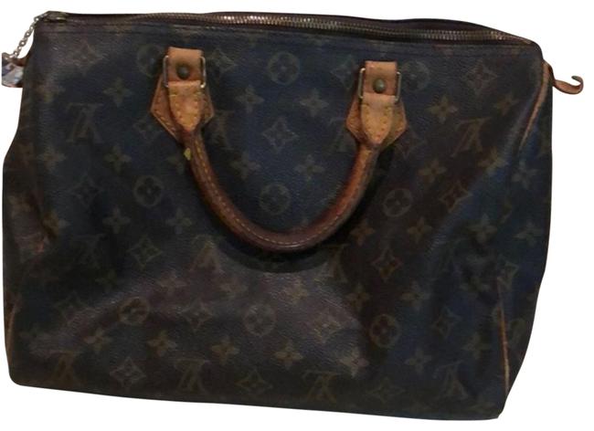 Louis Vuitton Speedy Monogram #58 Brown Satchel