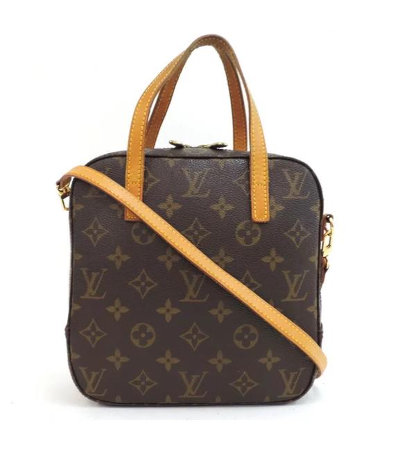 Louis Vuitton Spontini 2 Way CrossbodyHandbag Monogram Canvas Cross Body Bag
