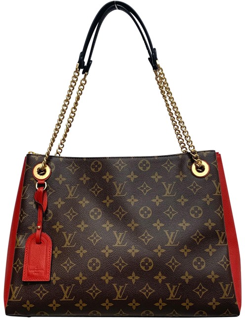 Louis Vuitton Surene Monogram Red Tote