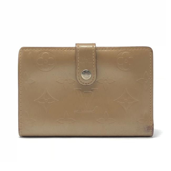 Louis Vuitton Tan Vernis French Lock Wallet