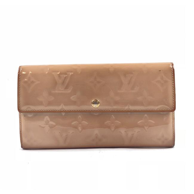 Louis Vuitton Tan Sarah Vernis Wallet