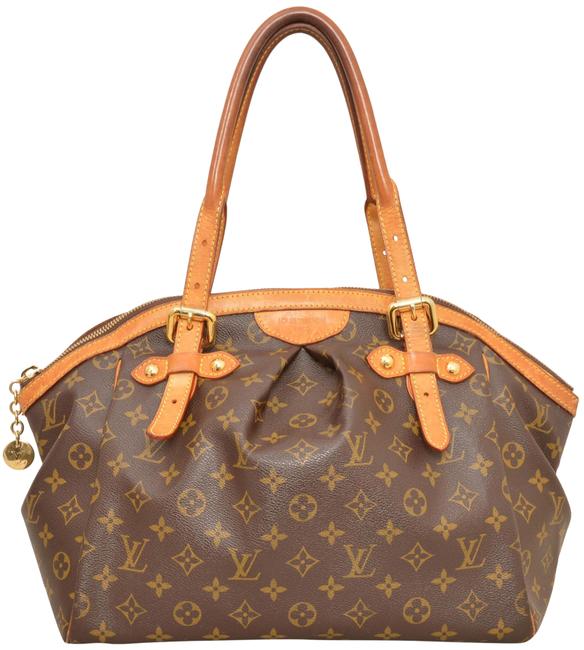 Louis Vuitton Tivoli Gm Large Size M40144 Brown Monogram Satchel