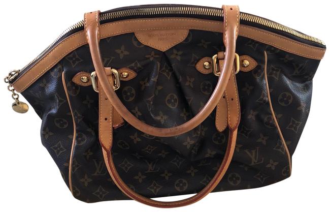 Louis Vuitton Tivoli Monogram Brown Leather Tote