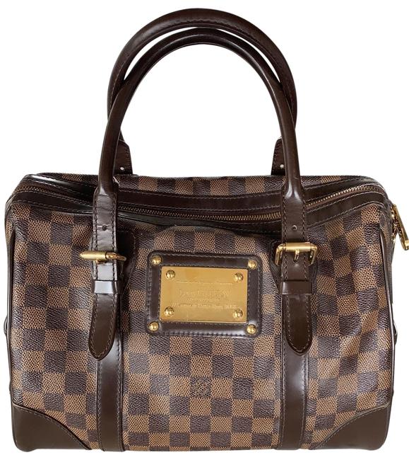 Louis Vuitton Top Handle Bag Neogreenwich Brown Damier Ebene Canvas Tote