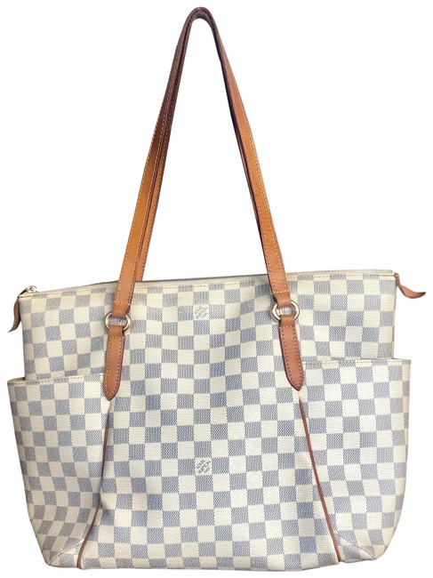 Louis Vuitton Totally Mm Damier Azur Tote