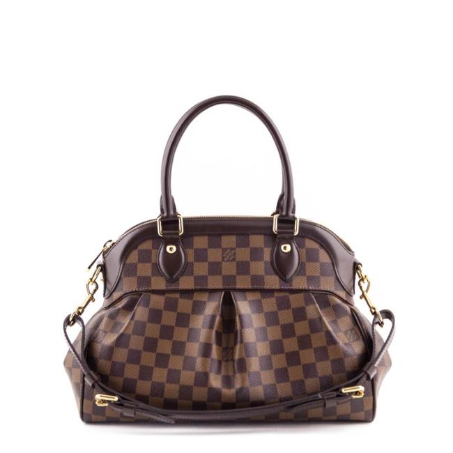 Louis Vuitton Trevi Damier Ebene Brown Coated Canvas Satchel