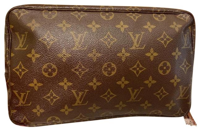 Louis Vuitton Trousse Pouch Monogram Leather Clutch