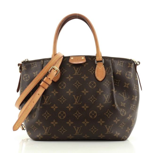 Louis Vuitton Turenne Handbag Monogram Pm Brown Coated Canvas Tote