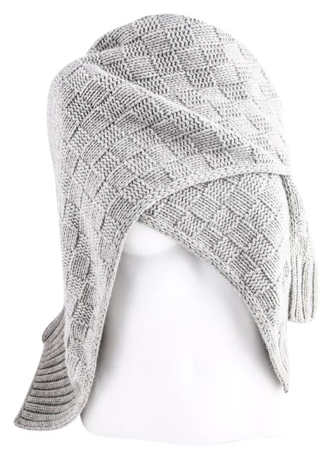 Louis Vuitton Grey Tweed ScarfWrap