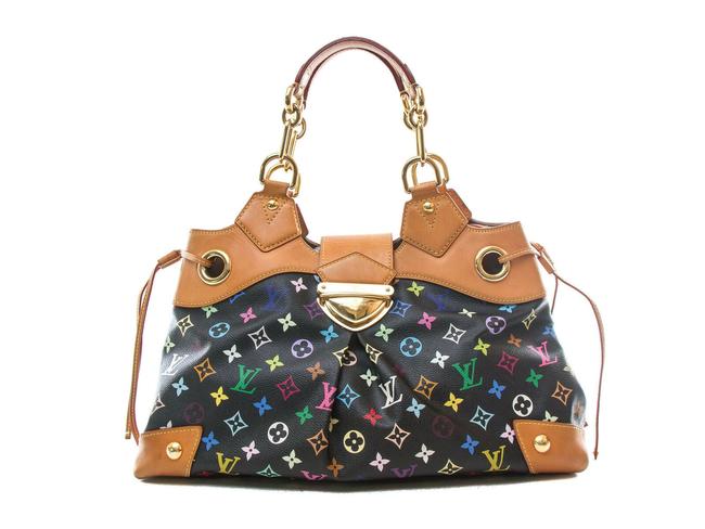 Louis Vuitton Ursula Black Multicolor Monogram Canvas Tote
