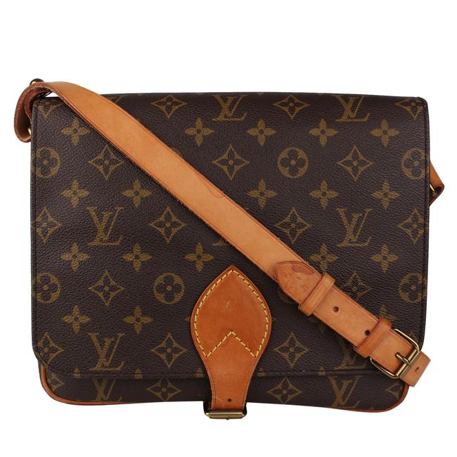 Louis Vuitton Vintage Monogram 8065 Brown Canvas Cross Body Bag