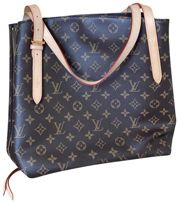 Louis Vuitton Voltaire Brown Canvas Tote