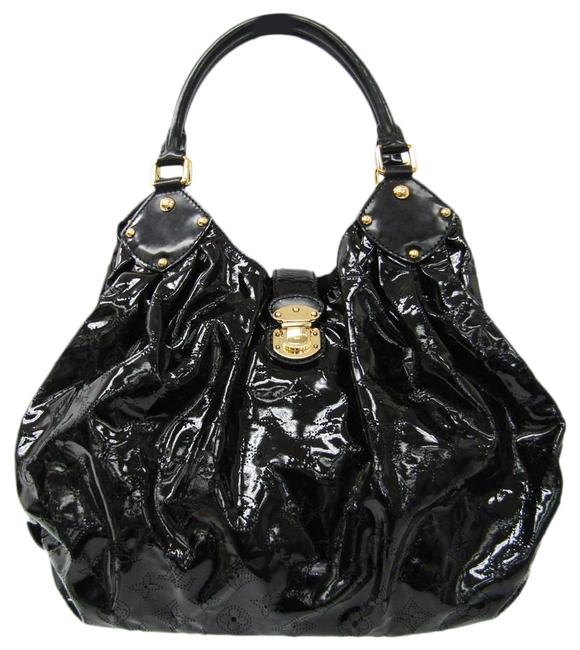 Louis Vuitton XL Surya M95883 Handbag Gris Patent Leather Satchel