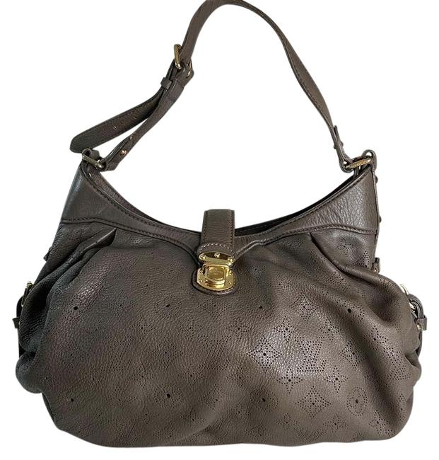 Louis Vuitton XS Perforated Tote Brown Mahina Leather Shoulder Bag