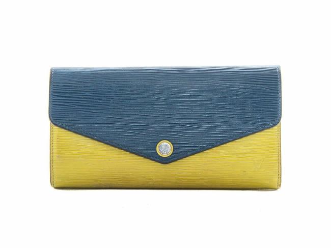 Louis Vuitton Yellow Sarah Epi Two Tone Portefeiulle Wallet
