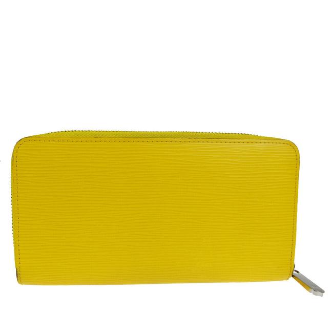 Louis Vuitton Yellow Zippy Long Purse Epi Leather Wallet