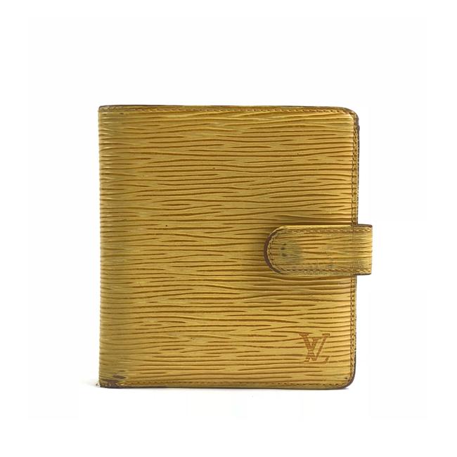 Louis Vuitton YellowPurple Epi Snap Wallet